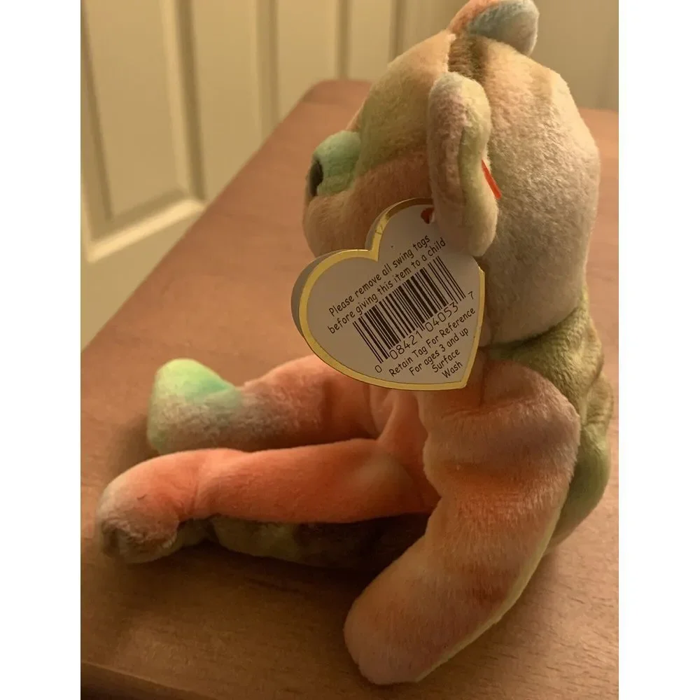 VINTAGE TY BEANIE BABY PEACE 1996 FIRST GENERATION RETIRED RED STAMP Many ERRORS